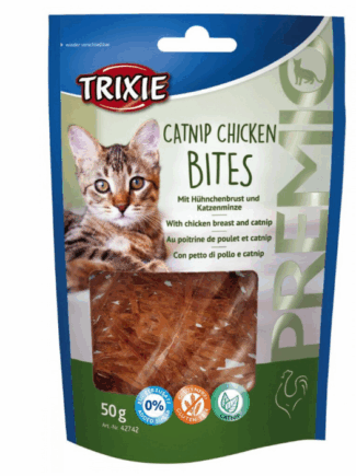Trixie cu pui & catnip, 50 g