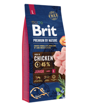 Hrană uscată pentru câini Brit Premium Junior S 8kg